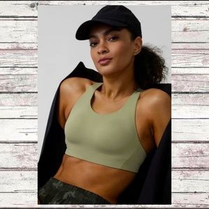 ATHLETA ADVANCE B-G BRA. EUCALYPTUS OLIVE NWT